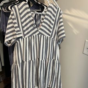 Shirt Sleeve Juniors Dress